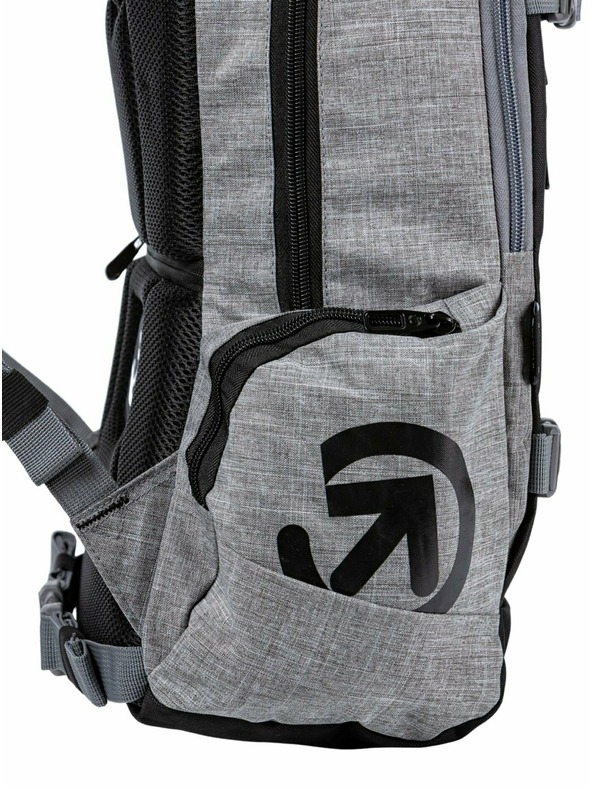 Meatfly Meatfly batoh Basejumper Grey Heather / Black 22 L | Černá | Objem 22 L