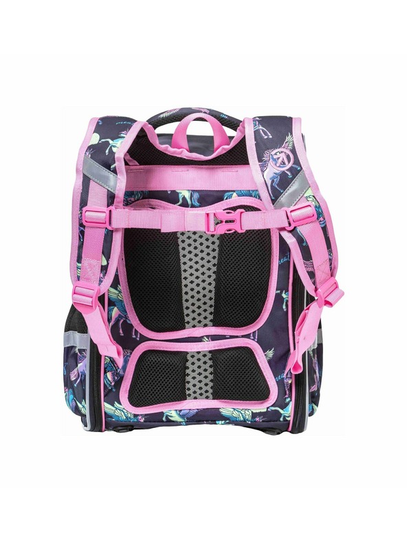 Meatfly Meatfly školní aktovka Alex Black Unicorn