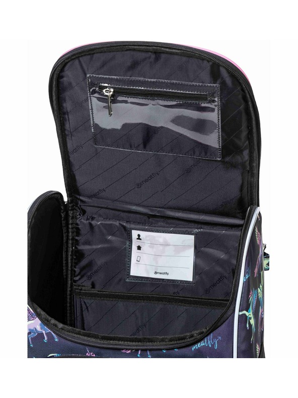 Meatfly Meatfly školní aktovka Alex Black Unicorn