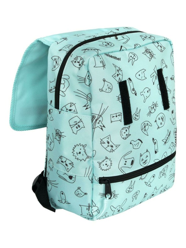 Reisenthel Batoh Reisenthel Backpack Kids Cats and dogs mint
