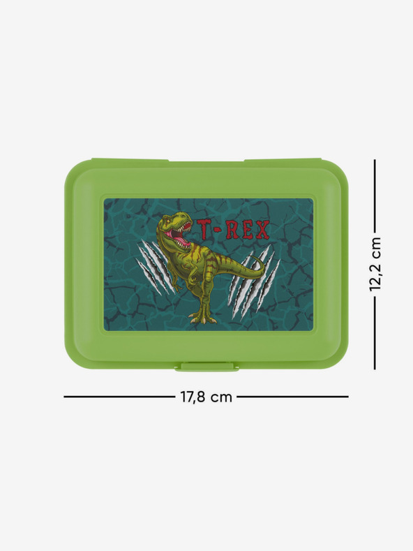 BAAGL  Zelený box na svačinu Baagl T-Rex