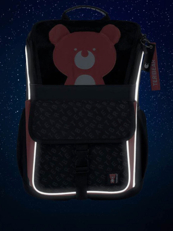 BAAGL  Černý školní aktovka zippy teribear Baagl