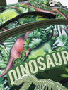 BAAGL  Zelená školní aktovka shelly dinosaurs Baagl