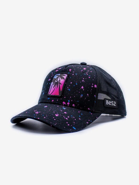 Be52 Be52 Palms splash kšiltovka premium modrá/růžová