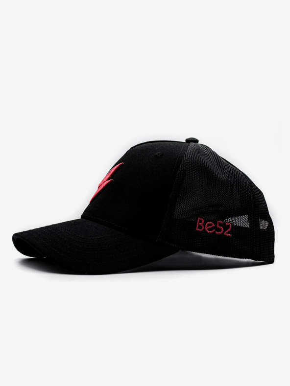 Be52 Be52 Bolt kšiltovka premium černá/červená