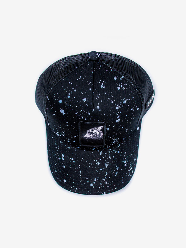 Be52 Be52 Tiger splash kšiltovka premium černá/modrá