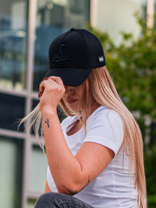 Be52 Be52 Snake kšiltovka premium černá