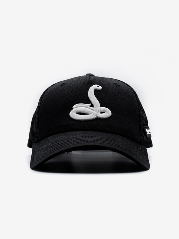 Be52 Be52 Snake kšiltovka premium černá/bílá