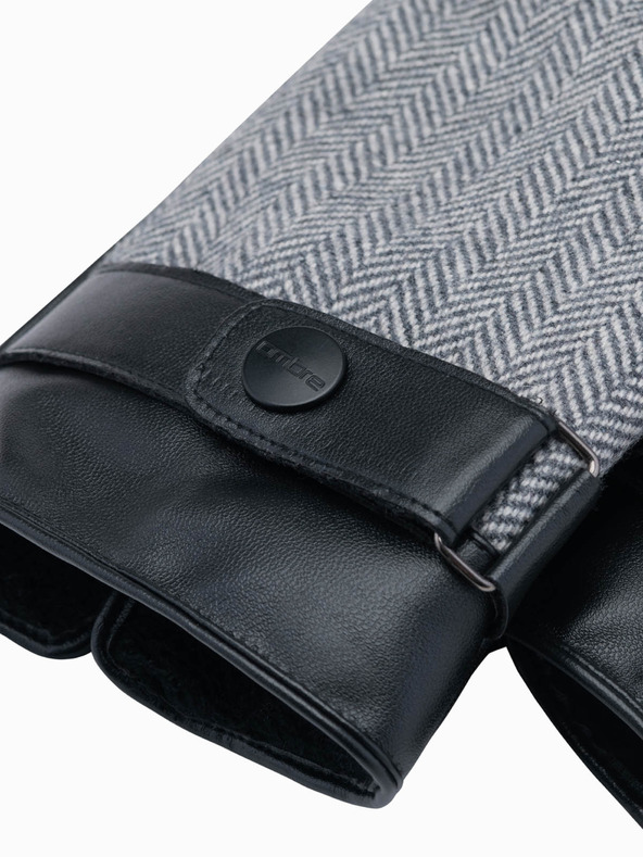 Ombre Clothing Pánské elegantní rukavice s příměsí vlny Ombre Clothing