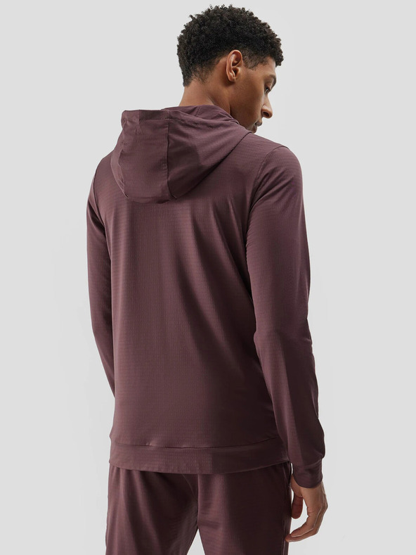 4F Pánská sportovní rozepínací mikina s kapucí 4F