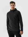 4F Pánský fleece regular s kapucí 4F