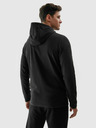 4F Pánský fleece regular s kapucí 4F