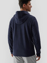4F Pánský fleece regular s kapucí 4F