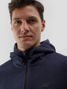 4F Pánský fleece regular s kapucí 4F