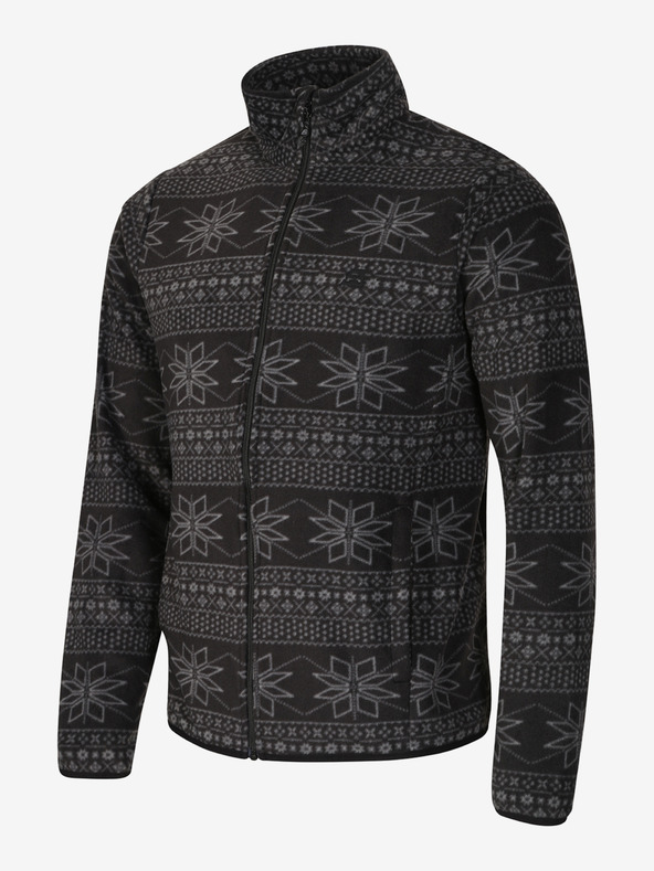 ALPINE PRO Pánská fleecová mikina ALPINE PRO SIUS black varianta pa