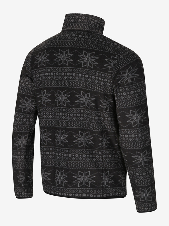 ALPINE PRO Pánská fleecová mikina ALPINE PRO SIUS black varianta pa