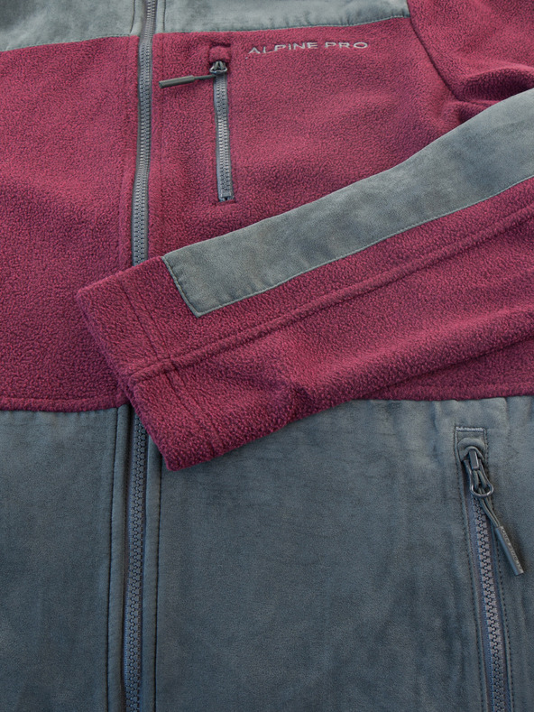 ALPINE PRO Pánská mikina ALPINE PRO CLEW merlot