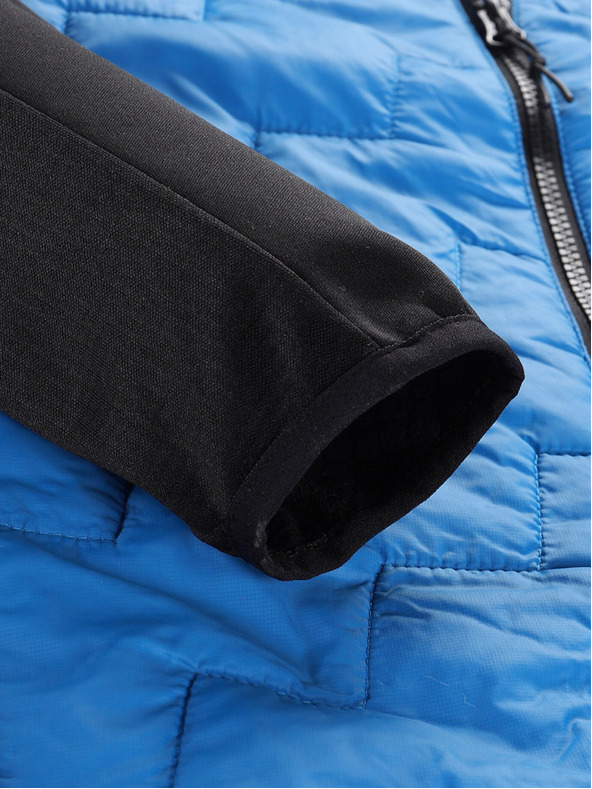 ALPINE PRO Pánská mikina s merino výplní ALPINE PRO JORW modrá