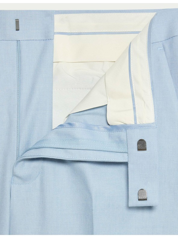 Marks & Spencer Oblekové kalhoty úzkého střihu Marks & Spencer modrá