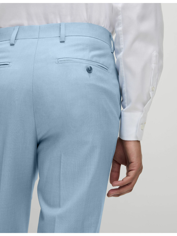 Marks & Spencer Oblekové kalhoty úzkého střihu Marks & Spencer modrá