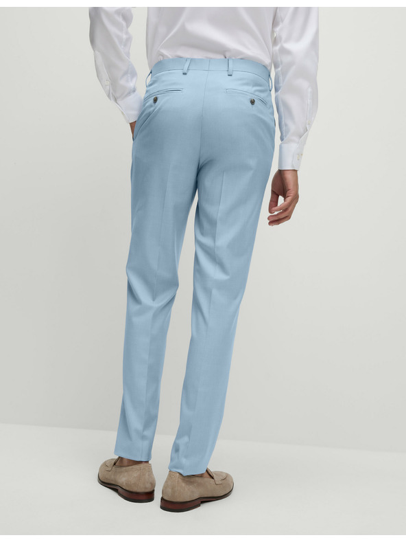 Marks & Spencer Oblekové kalhoty úzkého střihu Marks & Spencer modrá
