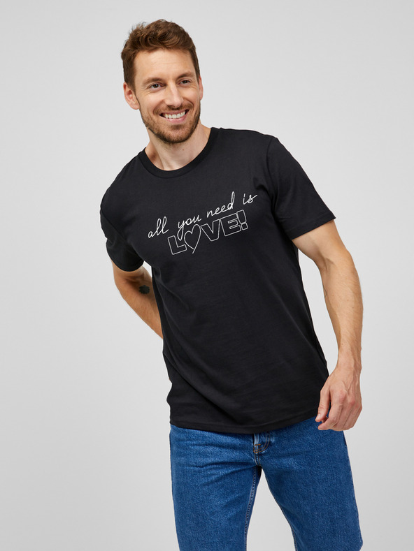 ZOOT.Original Černé pánské tričko Zoot Original All you need is love