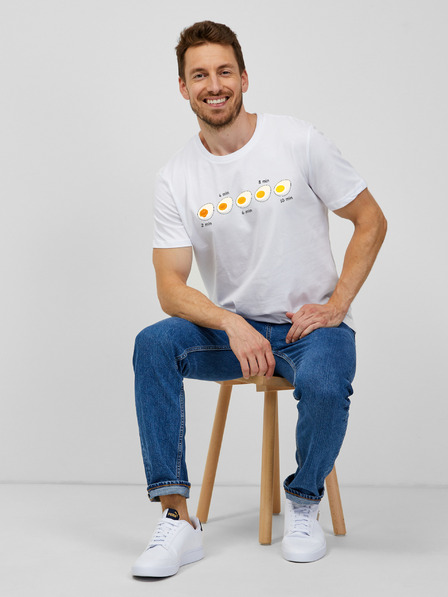 ZOOT.Original Bílé pánské tričko ZOOT.Original Vejce časovka