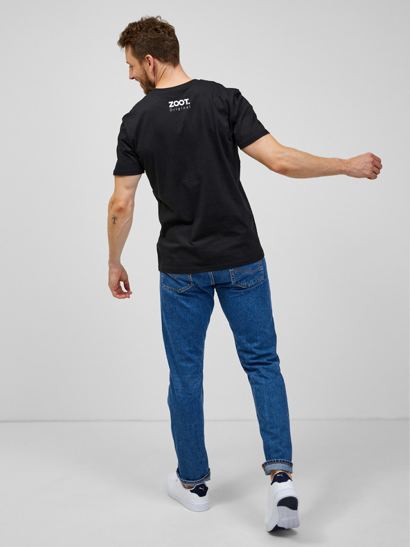 ZOOT.Original Černé pánské tričko Zoot Original Kde není víno