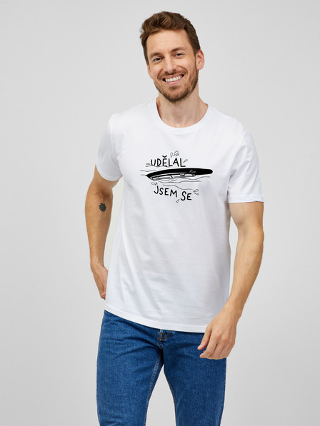 ZOOT.Original Bílé pánské tričko ZOOT.Original Udělal jsem se