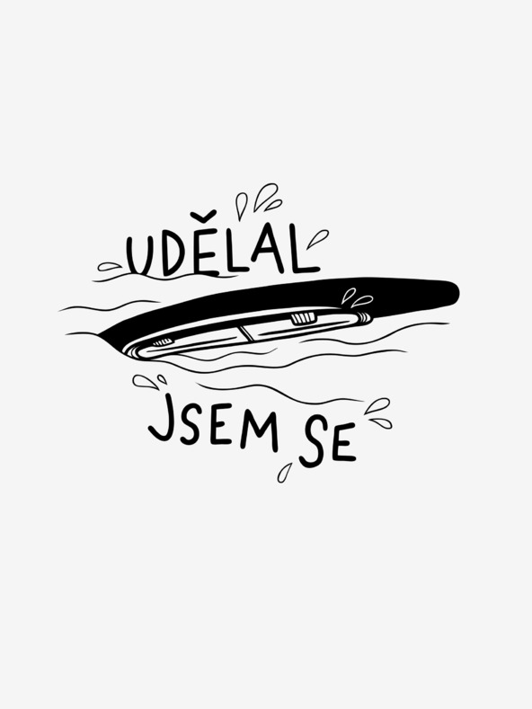 ZOOT.Original Bílé pánské tričko ZOOT.Original Udělal jsem se