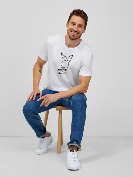 ZOOT.Original Bílé pánské tričko ZOOT.Original Playboy kralicek