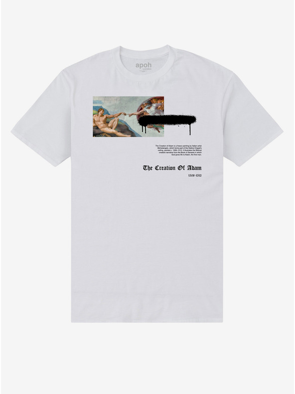 ZOOT.Fan Bílé tričko apoh London apoh Michelangelo First Man