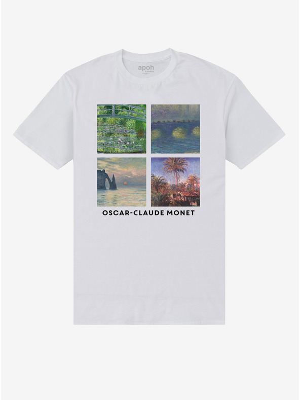 ZOOT.Fan Bílé tričko apoh London APOH Oscar-Claude Monet