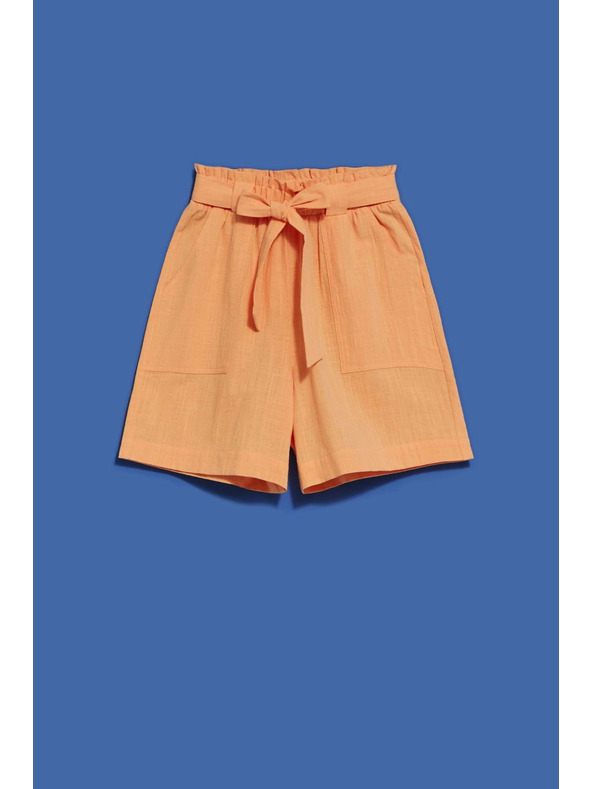 Moodo Oranžové dámské kraťasy Moodo