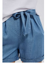 Moodo Modré dámské džínové kraťasy Moodo