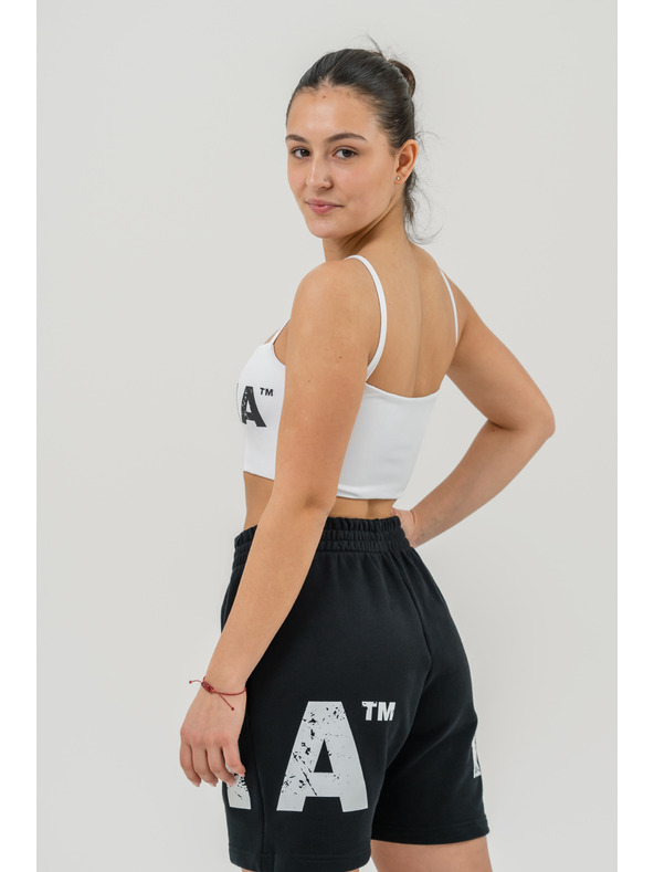 Nebbia Teplákové šortky 6″ MUSCLE MOMMY 624 XS,black