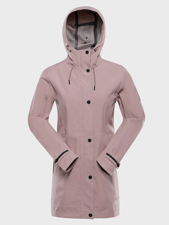 ALPINE PRO Dámský kabát s membránou ptx ALPINE PRO SETIJA pale mauve