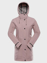 ALPINE PRO Dámský kabát s membránou ptx ALPINE PRO SETIJA pale mauve