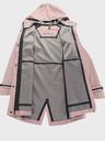 ALPINE PRO Dámský kabát s membránou ptx ALPINE PRO SETIJA pale mauve
