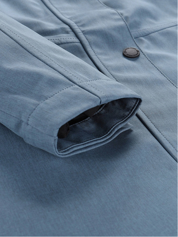 ALPINE PRO Modrý dámský  nepromokavý kabát s membránou ptx Alpine Pro PERFETA