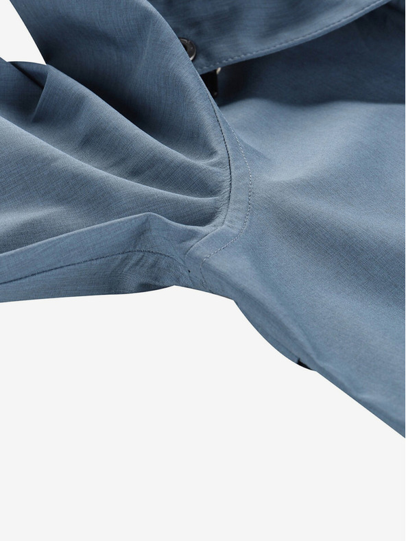 ALPINE PRO Modrý dámský  nepromokavý kabát s membránou ptx Alpine Pro PERFETA