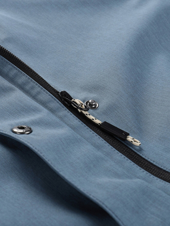 ALPINE PRO Modrý dámský  nepromokavý kabát s membránou ptx Alpine Pro PERFETA