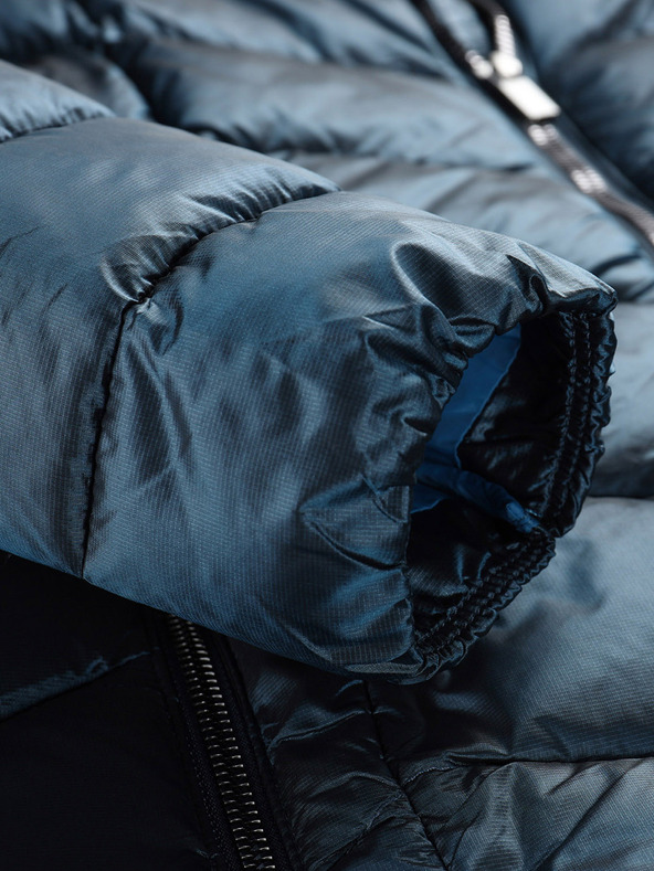 ALPINE PRO Dlouhý dámský ultralehký kabát ALPINE PRO OREFA modrá