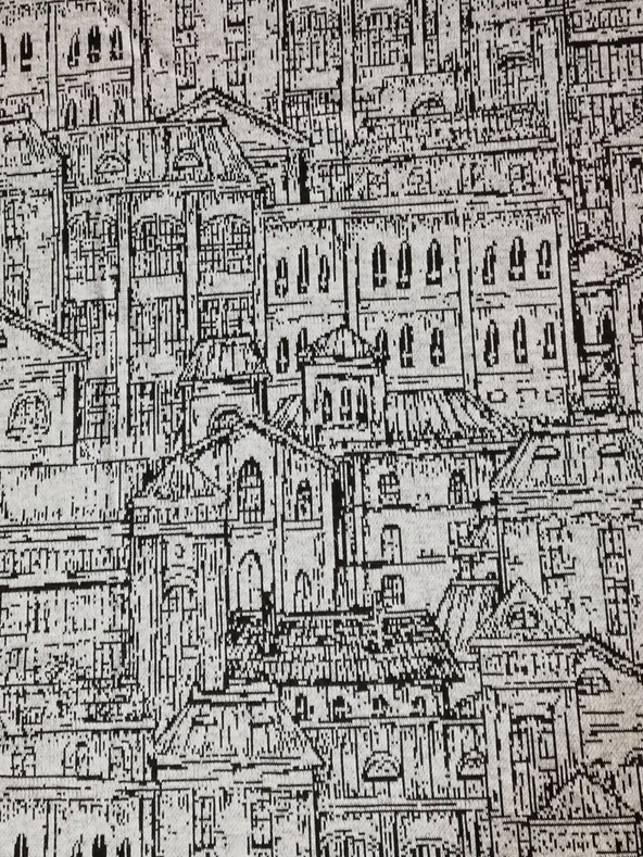 numoco Šedý dámský vzorovaný kabát s kapucí a kapsami Numoco