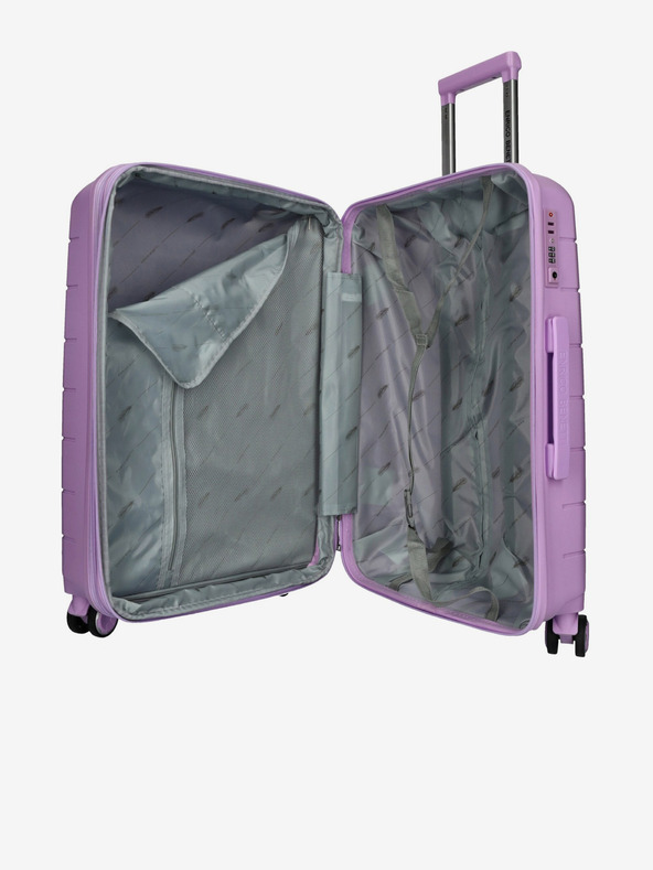 Enrico Benetti Cestovní kufr Enrico Benetti Montréal M Lilac