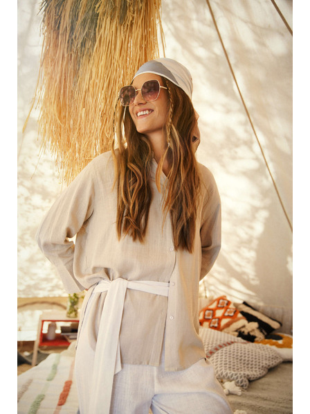 Moodo Dámská béžová košile Moodo