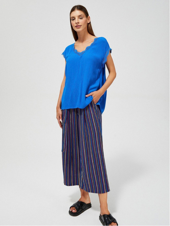 Moodo Modrá dámská halenka Moodo