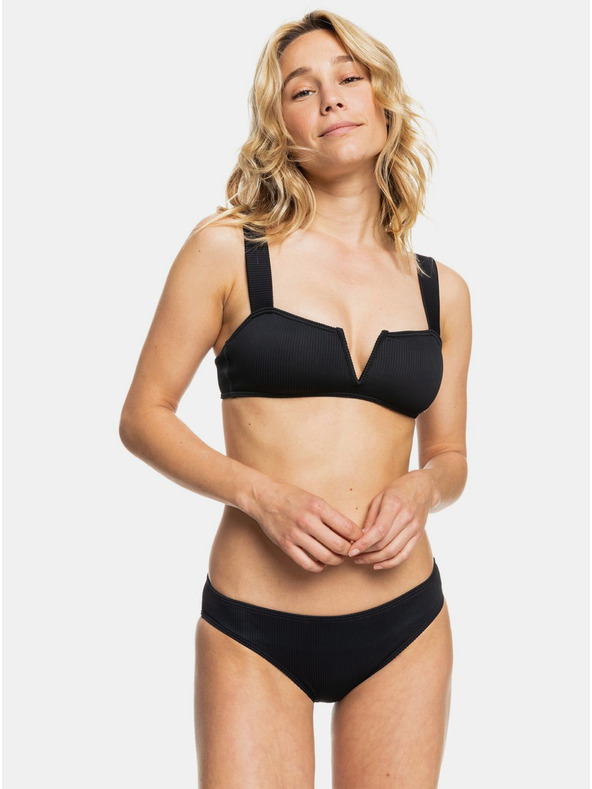 Roxy Černé pruhované dvoudílné plavky Roxy