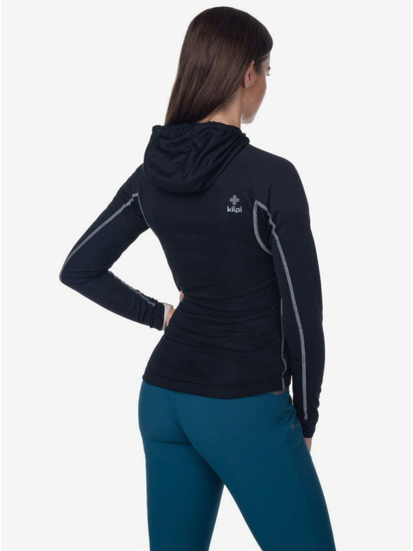 Kilpi Černá dámská sportovní funkční mikina Kilpi MEMPHIS-W