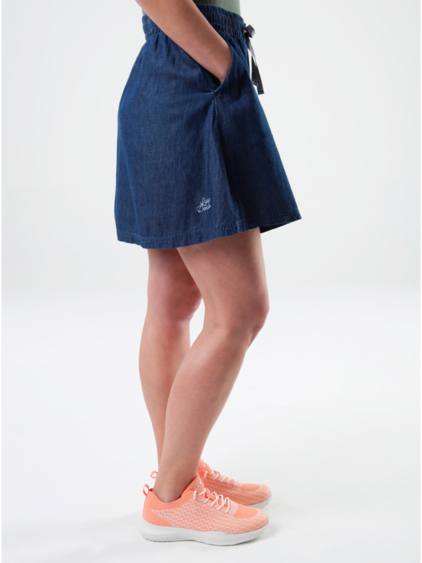 Loap Tmavě modrá dámská sukně s kapsami LOAP